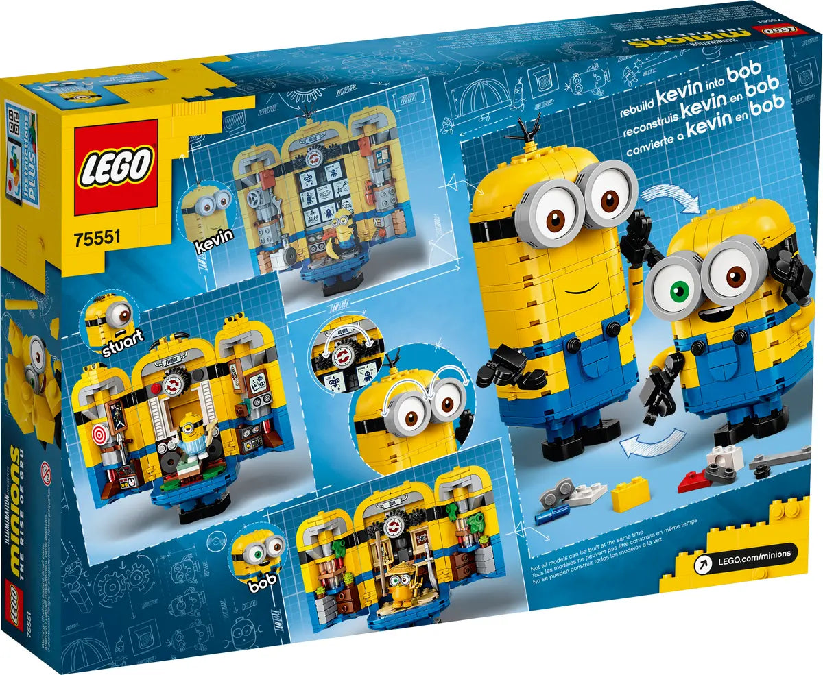 LEGO Minions 75551 Brick-Built Minions and Their Lair