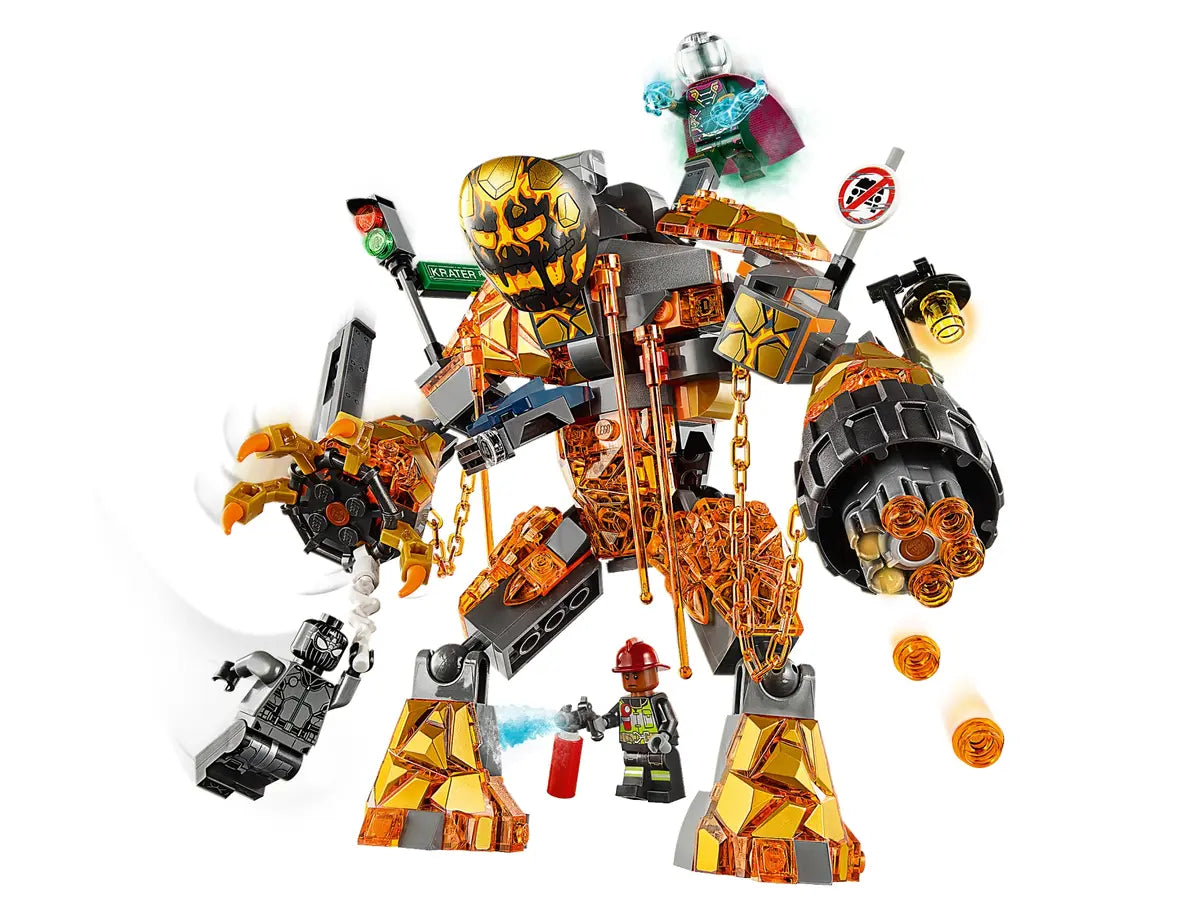 LEGO Marvel Spiderman 76128 Molten Man Battle