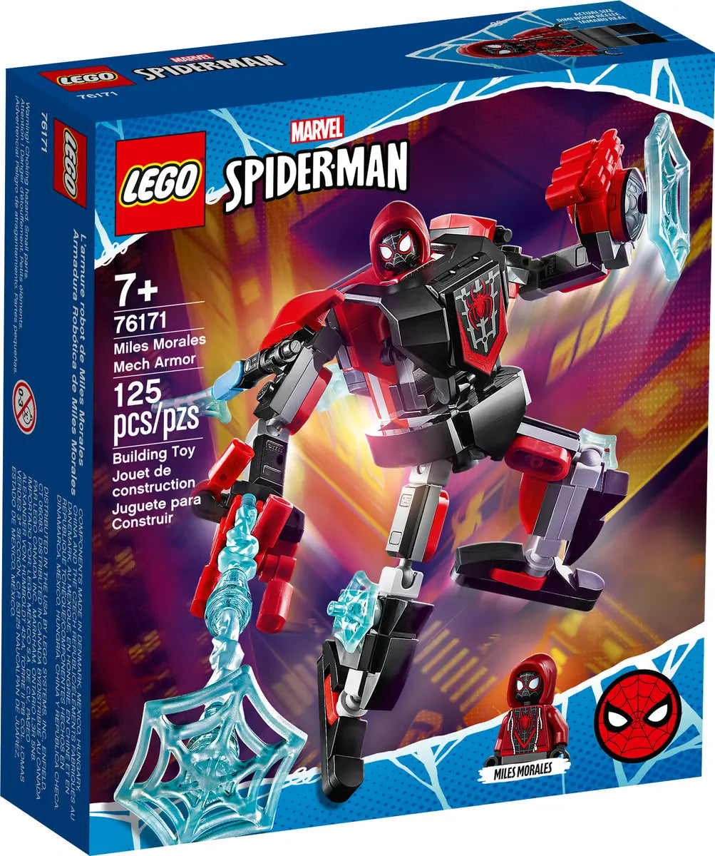 LEGO Marvel Avengers 76171 Spider-Man Miles Morales Mech Armour