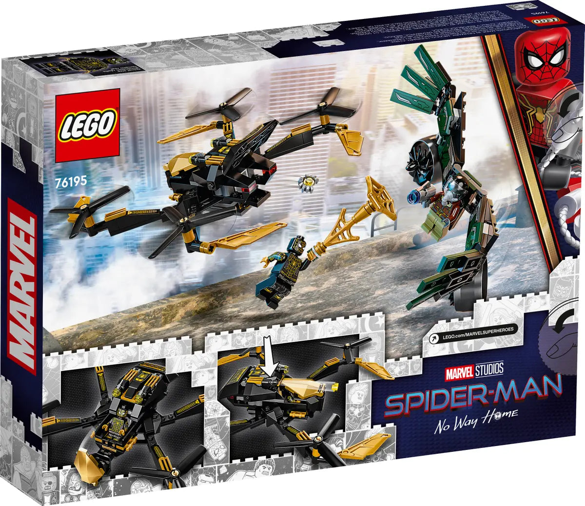 LEGO Super Heroes 76195 Spider-Man's Drone Duel