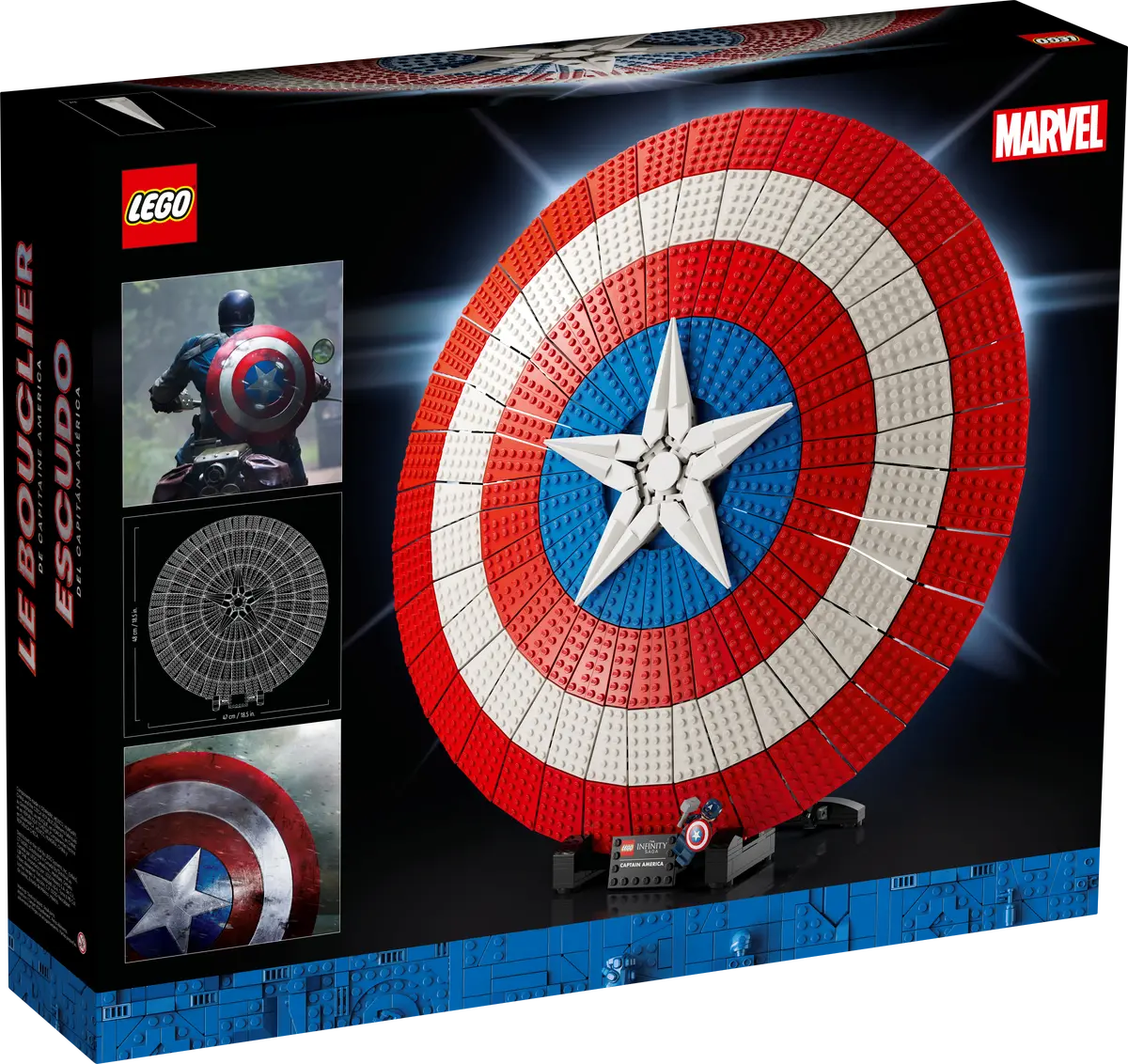 LEGO Marvel 76262 Captain America's Shield