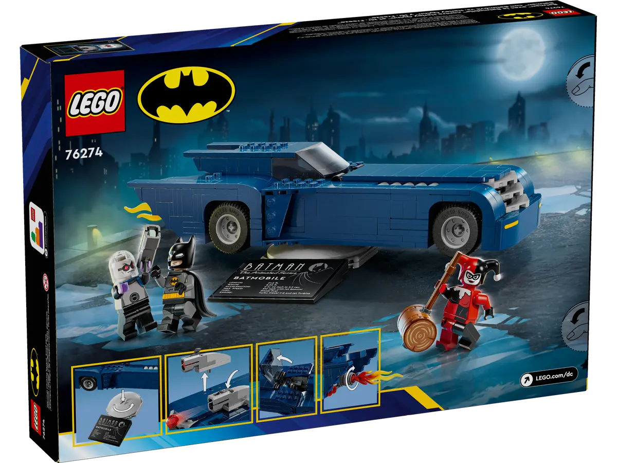 LEGO DC Batman 76274 Batman with the Batmobile vs. Harley Quinn & Mr. Freeze