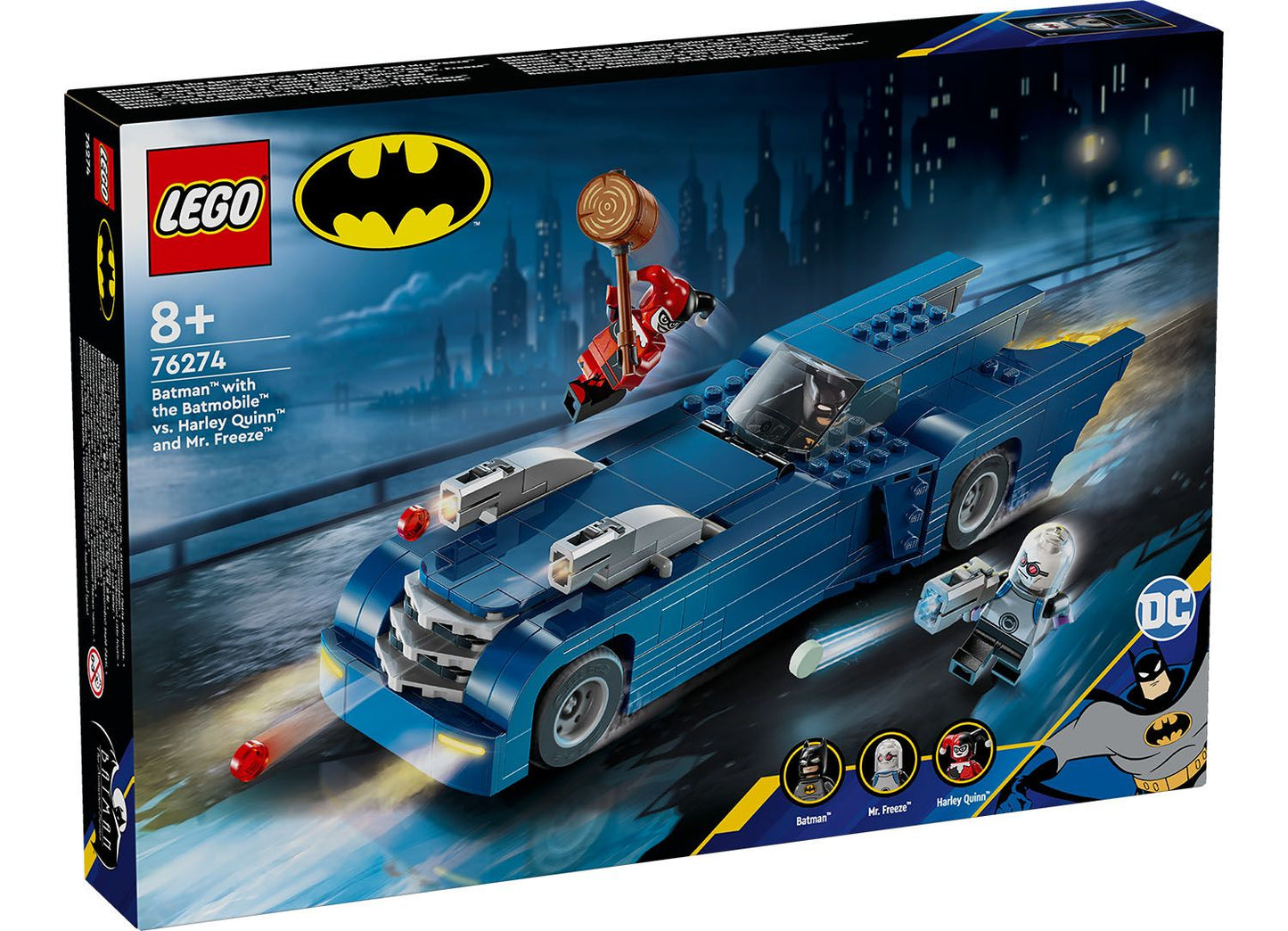 LEGO DC Batman 76274 Batman with the Batmobile vs. Harley Quinn & Mr. Freeze