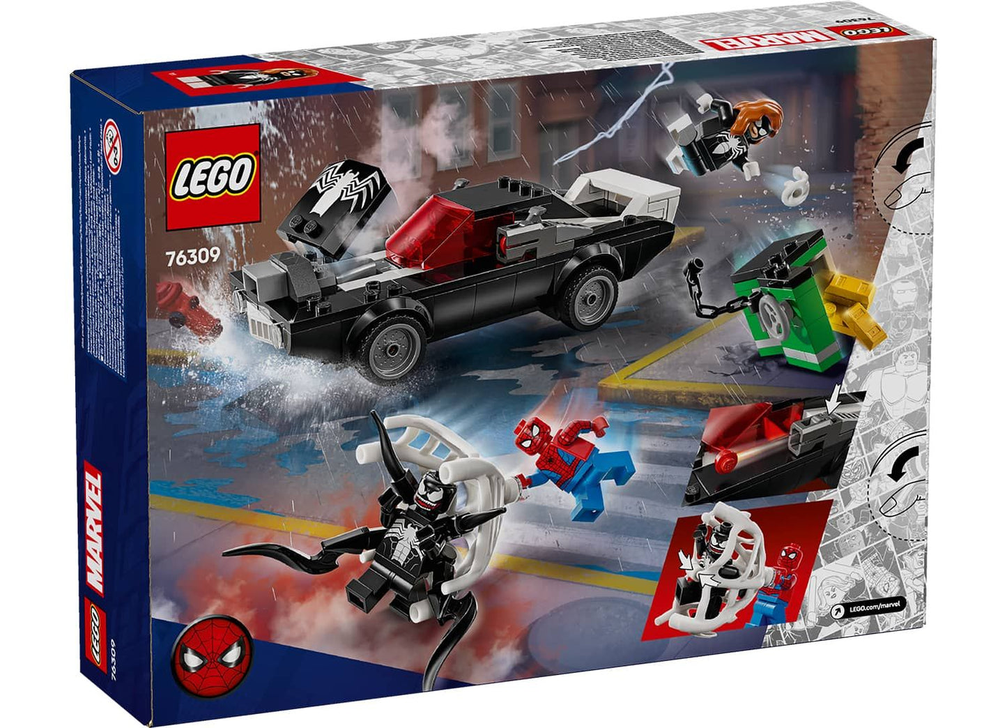 LEGO Marvel 76309 Spider-Man vs. Venom Muscle Car