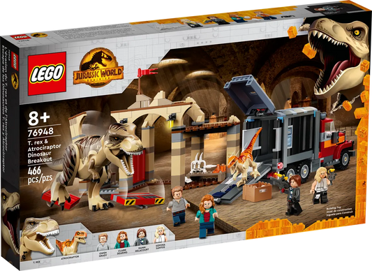 LEGO Jurassic World 76948 - رحلة استكشاف الديناصورات تي ريكس وأتروسيرابتور