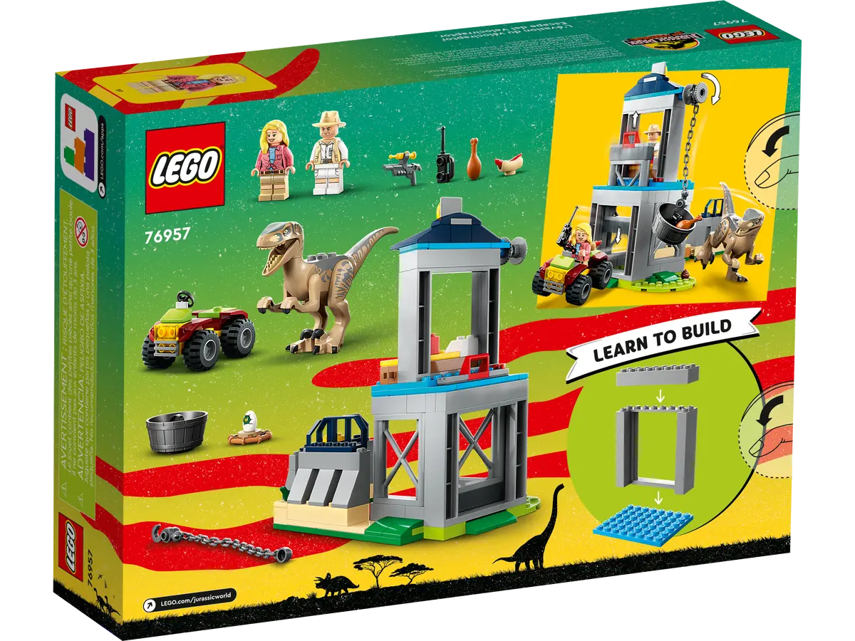 LEGO Jurassic Park 76957 Velociraptor Escape