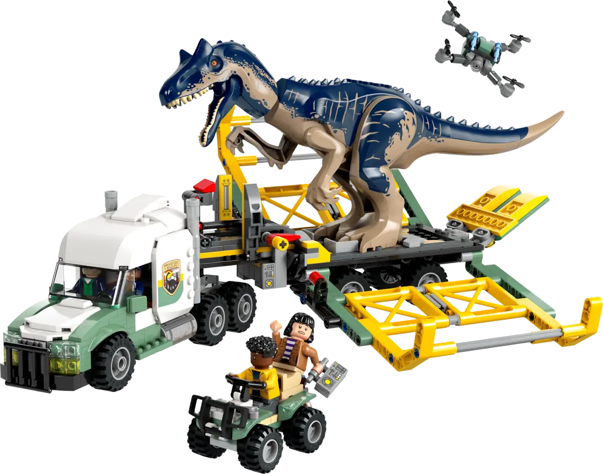 LEGO Jurassic World 76966 Dinosaur Missions: Allosaurus Transport Truck