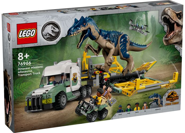 LEGO Jurassic World 76966 Dinosaur Missions: Allosaurus Transport Truck