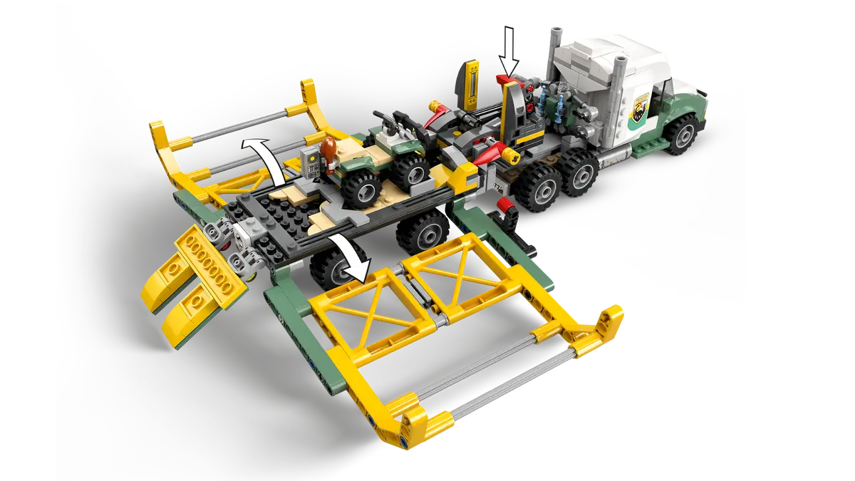 LEGO Jurassic World 76966 Dinosaur Missions: Allosaurus Transport Truck