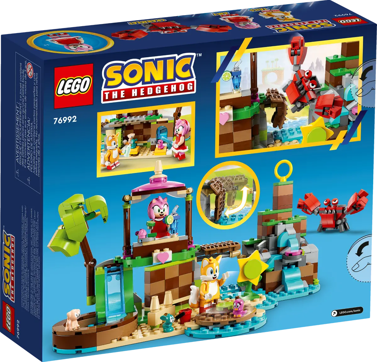 LEGO Sonic The Hedgehog 76992 Amy's Animal Rescue Island