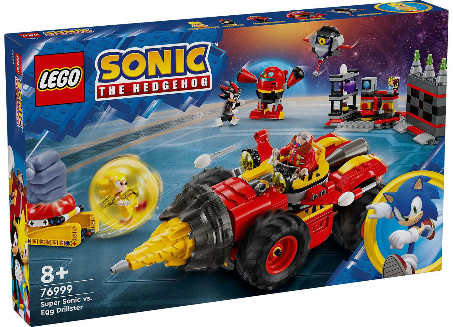 LEGO Sonic The Hedgehog 76999 Super Sonic vs. Egg Drillster