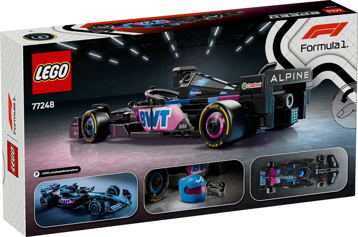 LEGO Speedchampions 77248 BWT Alpine F1® Team A524 Race Car