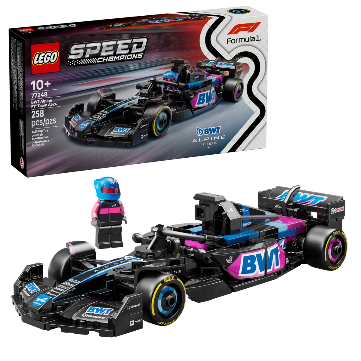 LEGO Speedchampions 77248 BWT Alpine F1® Team A524 Race Car