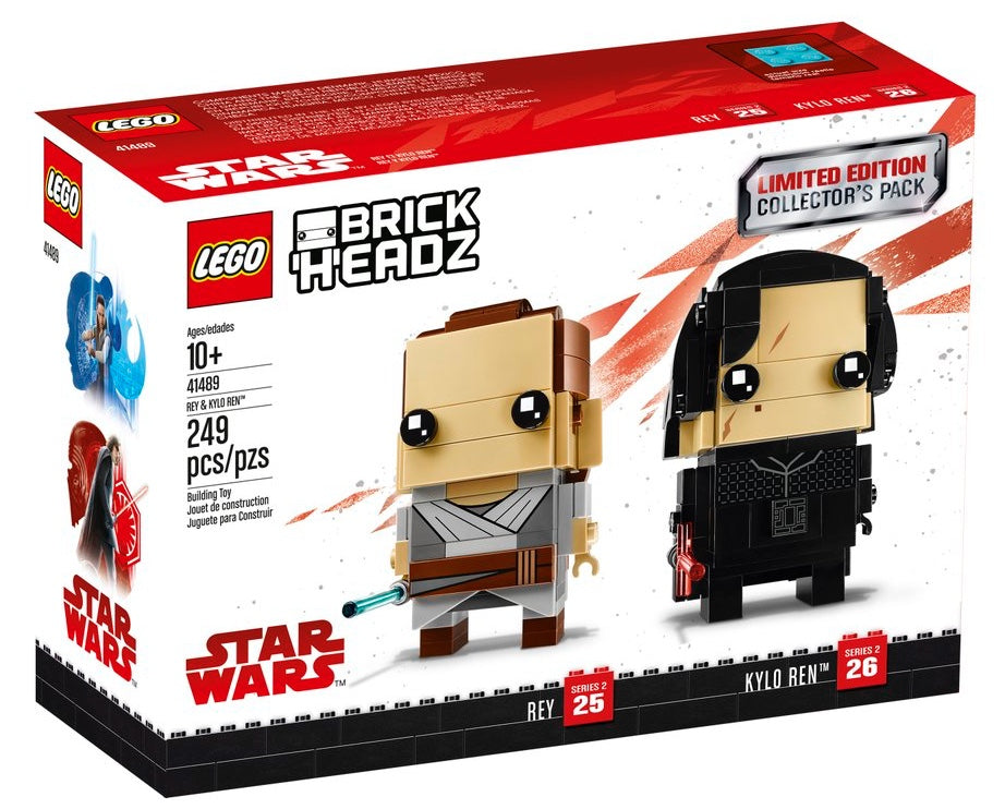LEGO BrickHeadz 41489 Rey & Kylo Ren