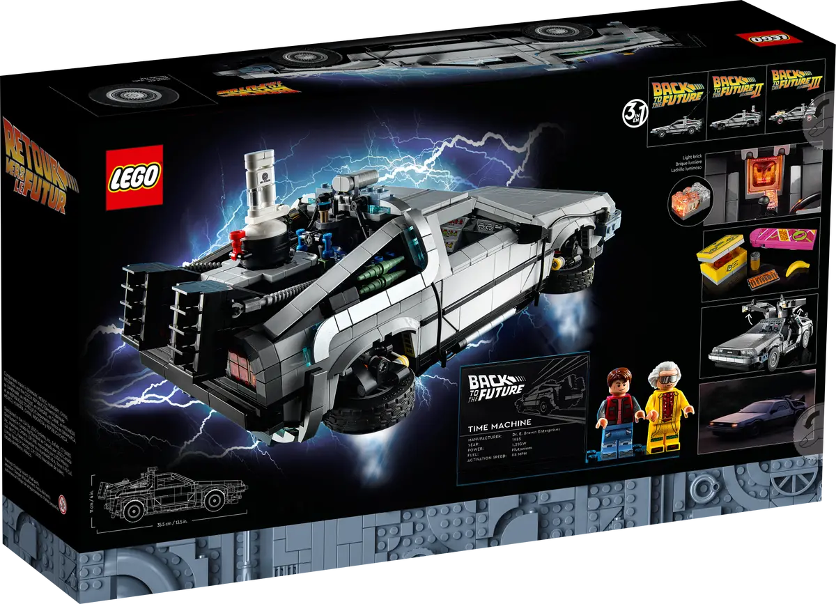 LEGO Icons 10300 Back to the Future Time Machine