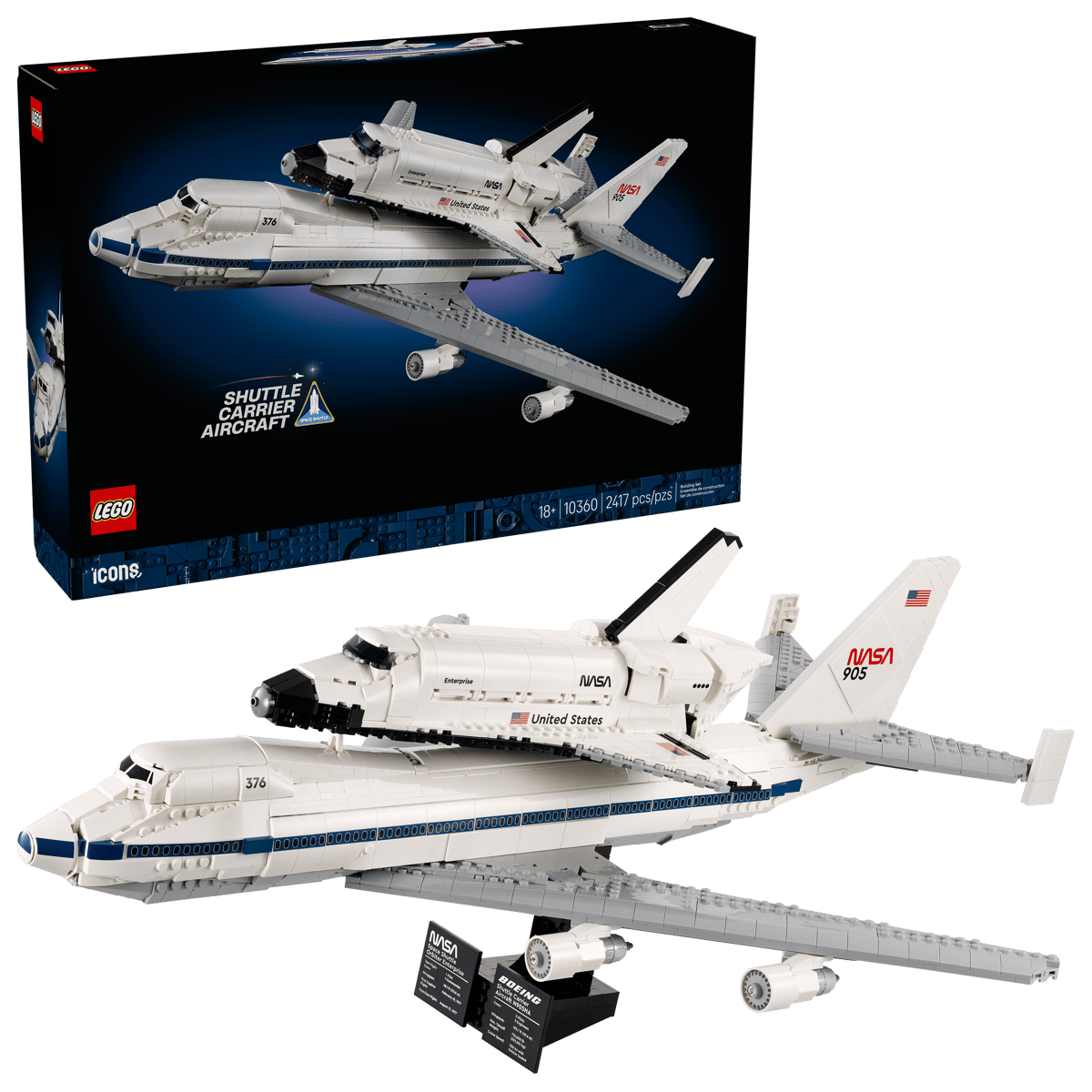 LEGO Icons 10360 Shuttle Carrier Aircraft