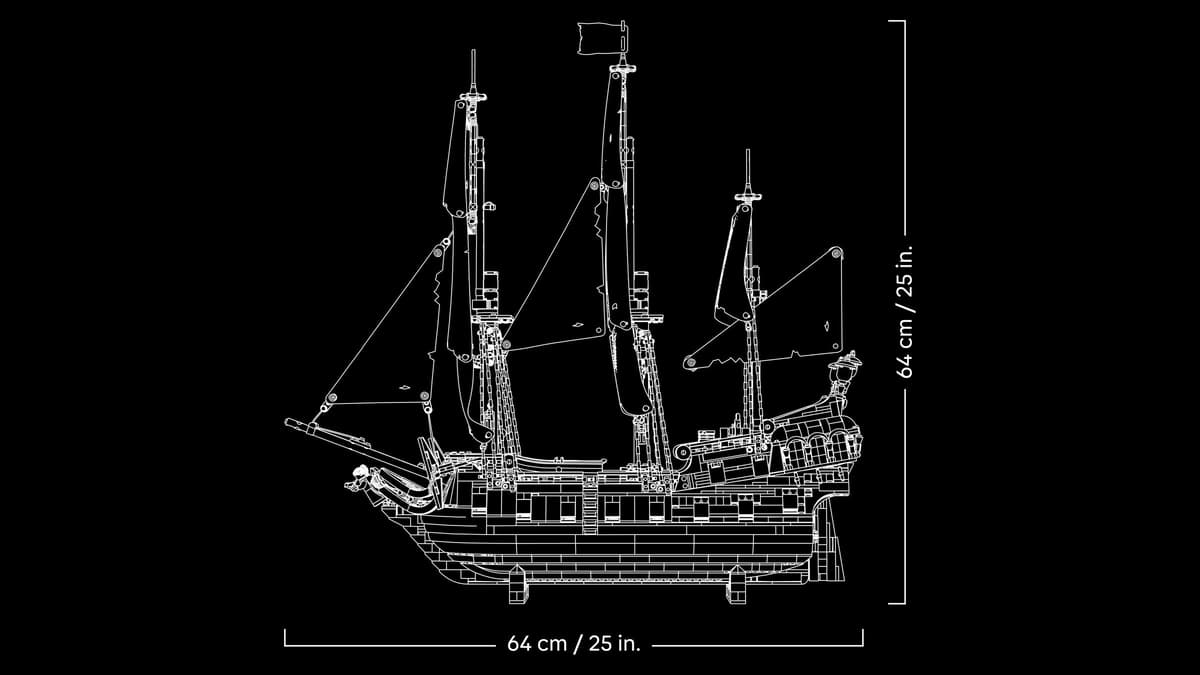 LEGO Icons 10365 Captain Jack Sparrow's Pirate Ship