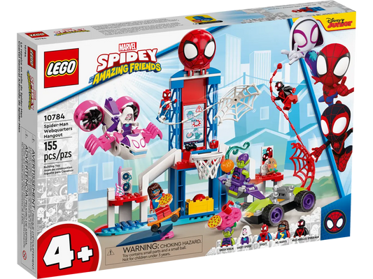 مجموعة LEGO Marvel 10784 Spider-Man Webquarters Hangout 