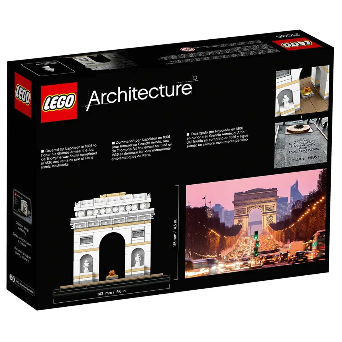 LEGO Architecture 21036 Arc de Triomphe