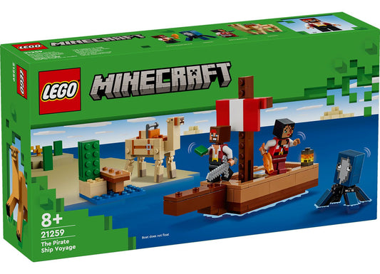 LEGO Minecraft 21259 The Pirate Ship Voyage