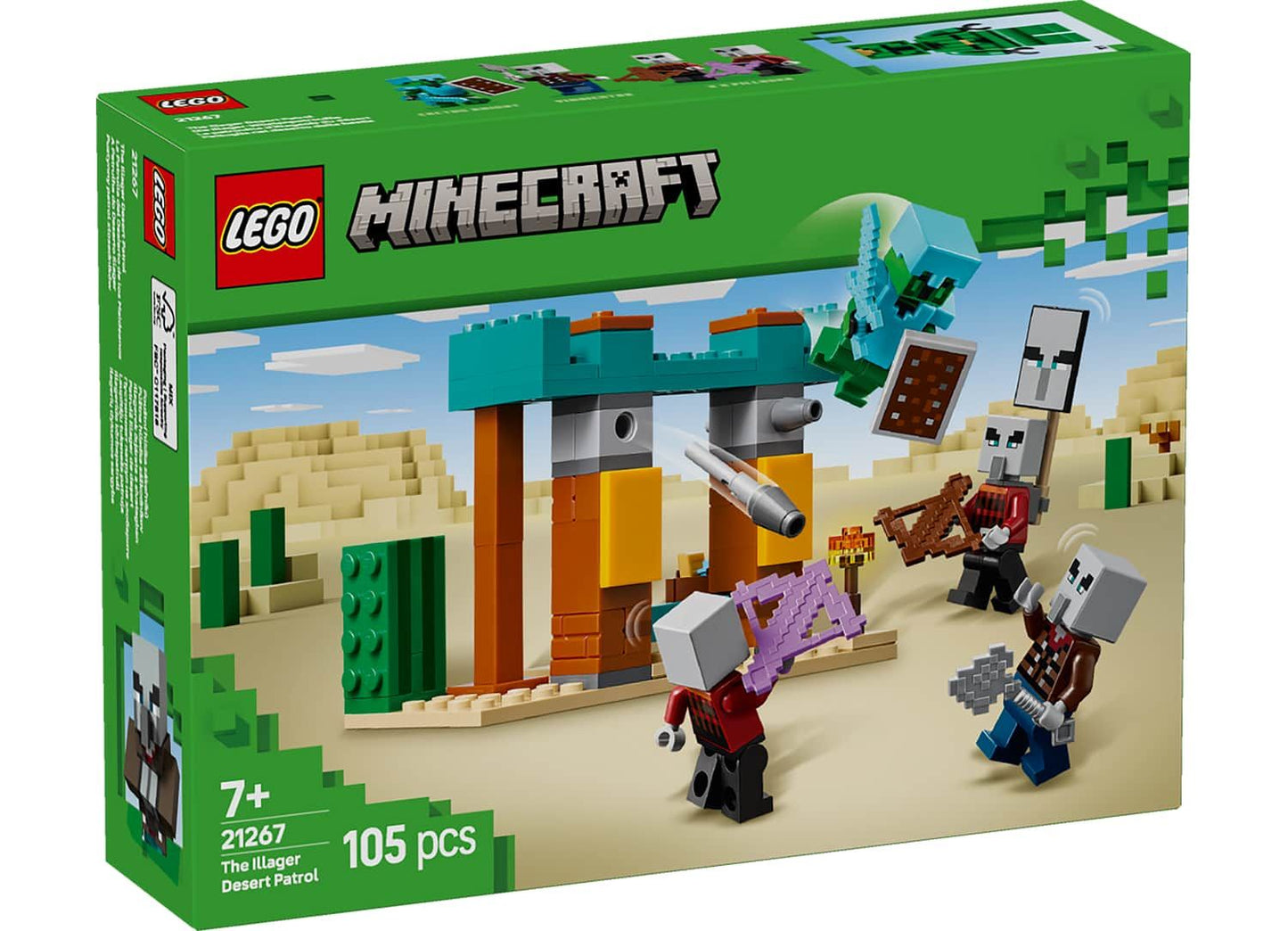 LEGO Minecraft 21267 The Illager Desert Patrol