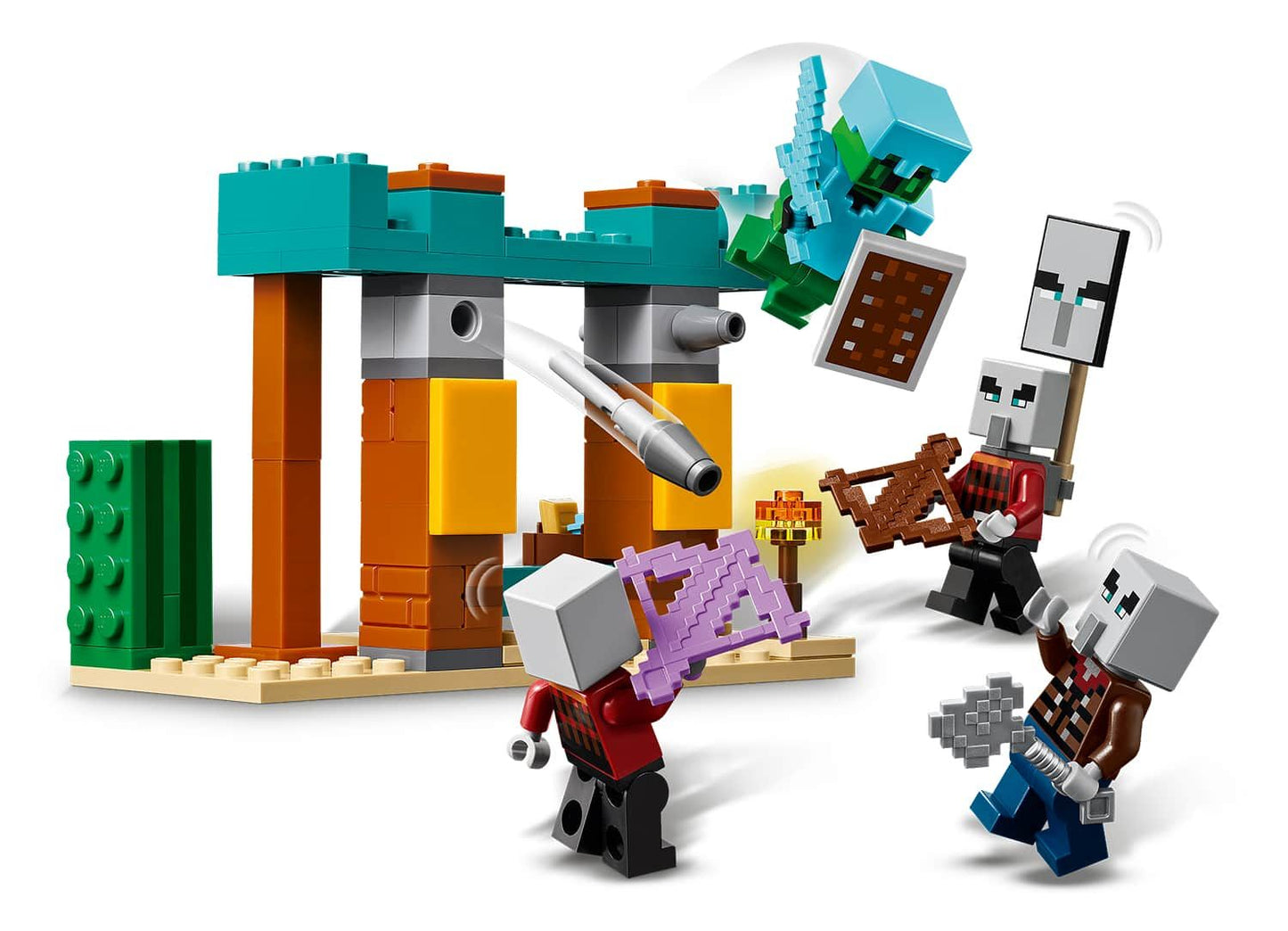 LEGO Minecraft 21267 The Illager Desert Patrol