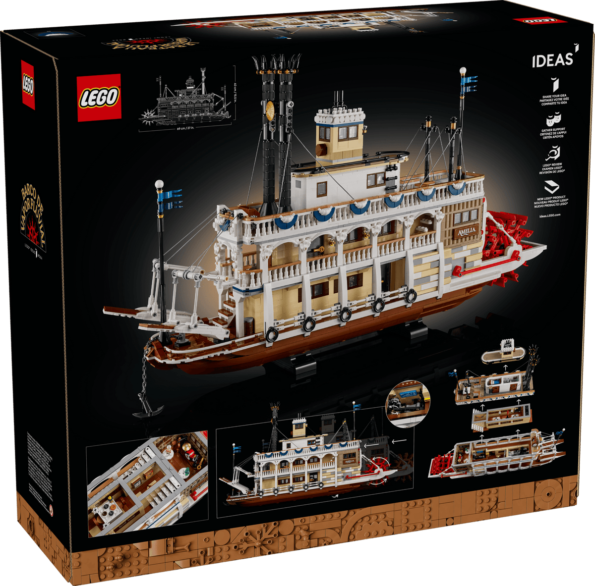 LEGO Ideas 21356 River Steamboat