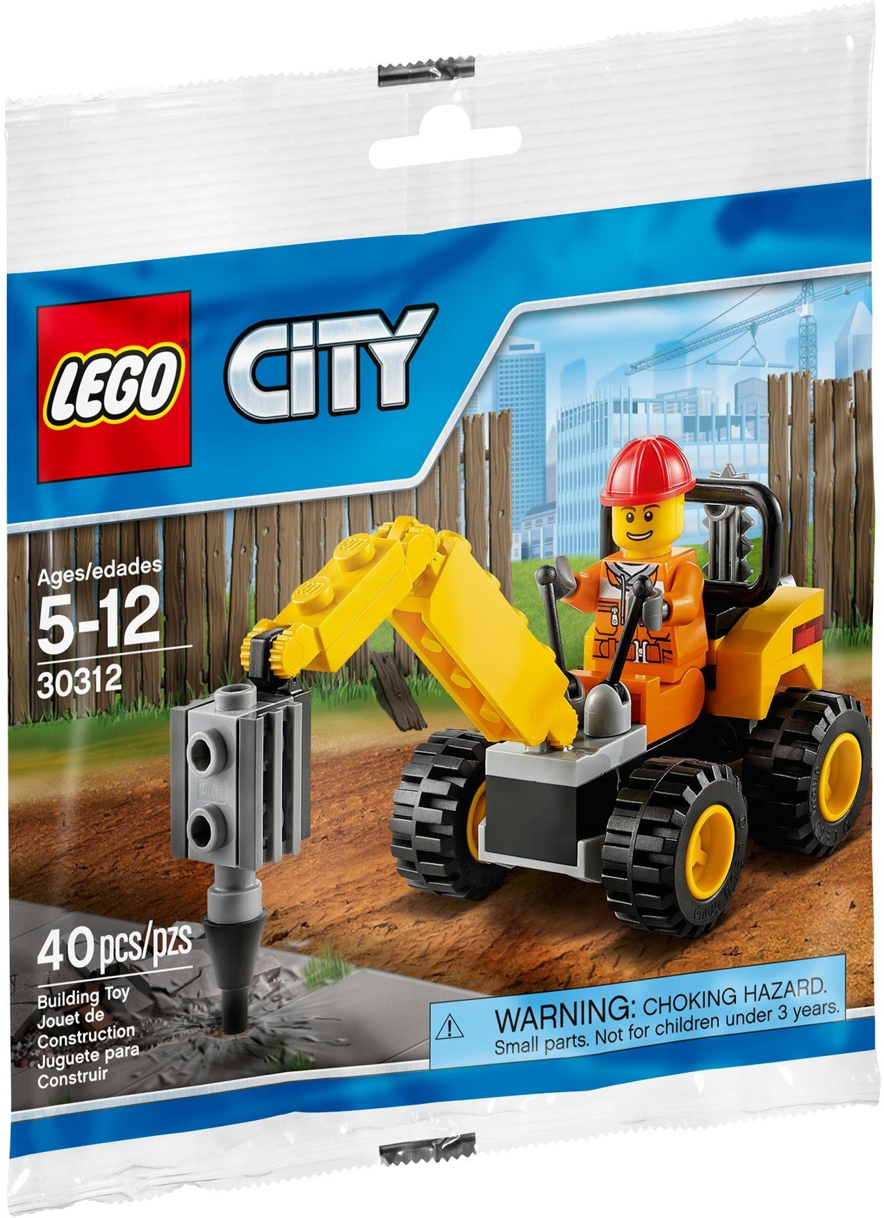 LEGO City 30312 Demolition Driller