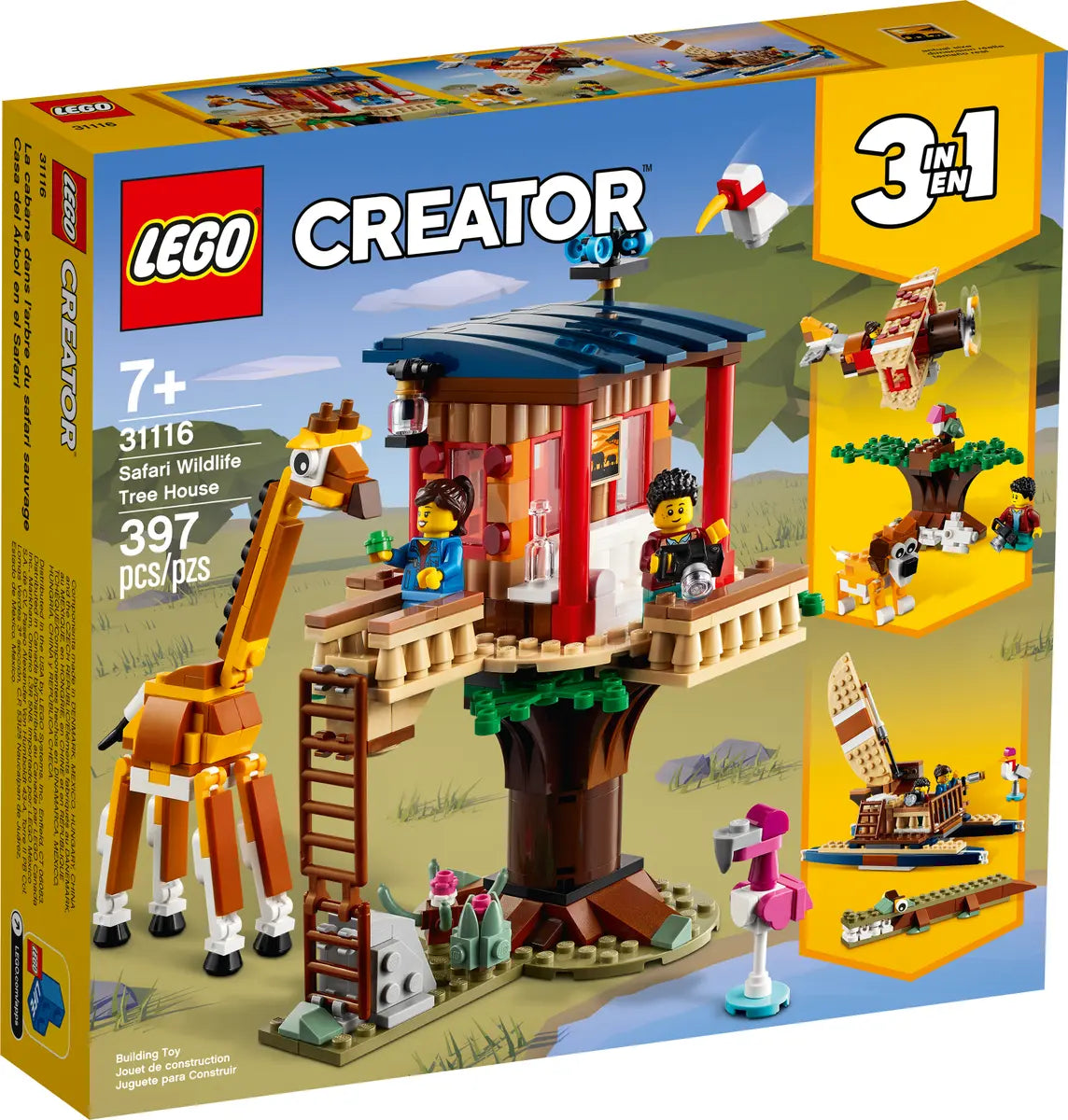 LEGO Creator 31116 Safari Wildlife Tree House