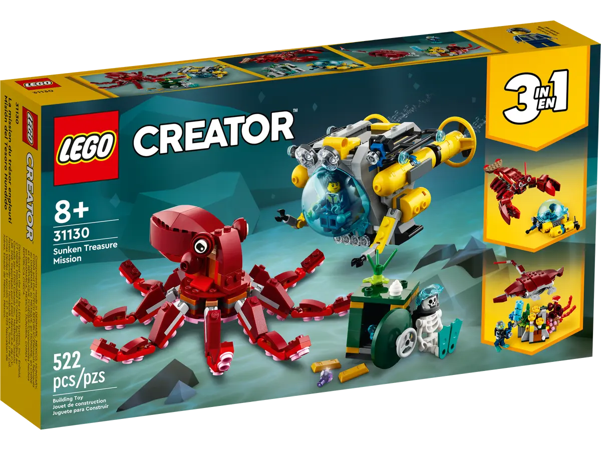 LEGO Creator 31130 Sunken Treasure Mission