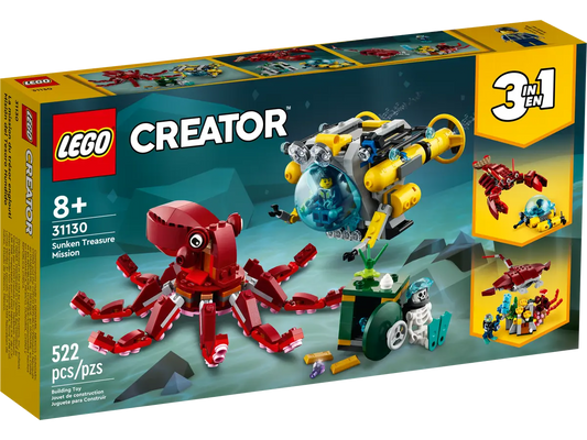 LEGO Creator 31130 Sunken Treasure Mission