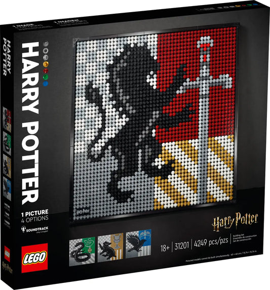 LEGO Art 31201 Harry Potter Hogwarts Crests