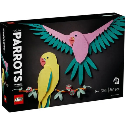 LEGO Art 31211 The Fauna Collection – Macaw Parrots