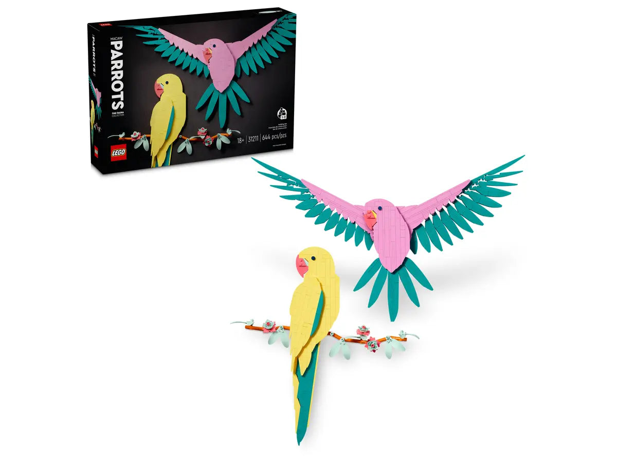 LEGO Art 31211 The Fauna Collection – Macaw Parrots