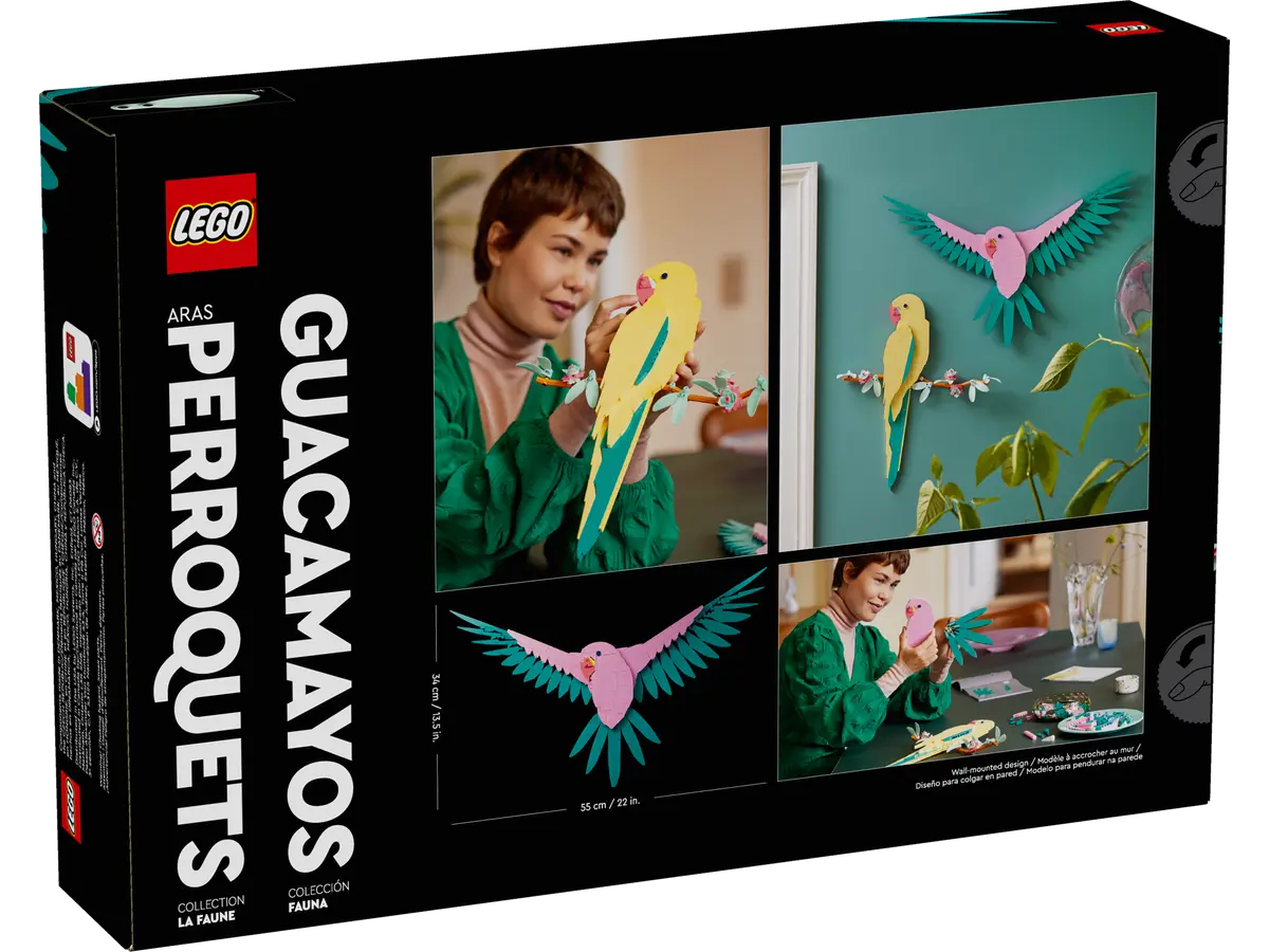 LEGO Art 31211 The Fauna Collection – Macaw Parrots