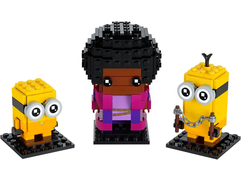 LEGO BrickHeadz 40421 Belle Bottom, Kevin and Bob