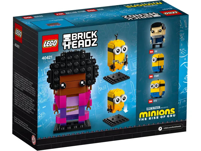 LEGO BrickHeadz 40421 Belle Bottom, Kevin and Bob