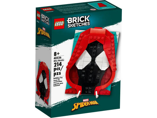 LEGO Brick Sketches 40536 Marvel Super Heroes Miles Morales