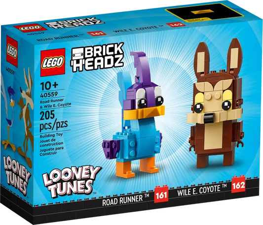 LEGO BrickHeadz 40559 Road Runner & Wile E. Coyote