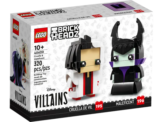 LEGO BrickHeadz 40620 Cruella & Maleficent