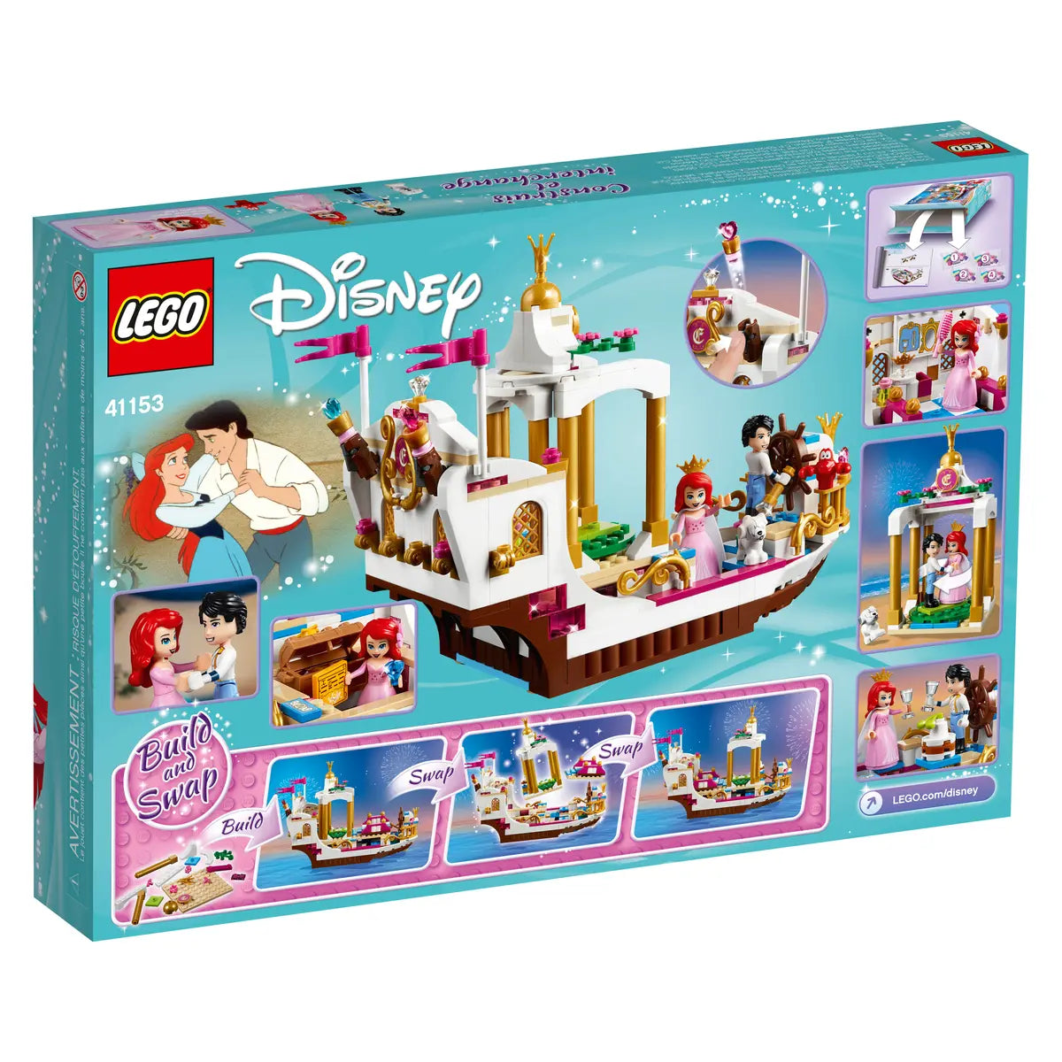 LEGO Disney Princess 41153 Ariel's Royal Celebration Boat