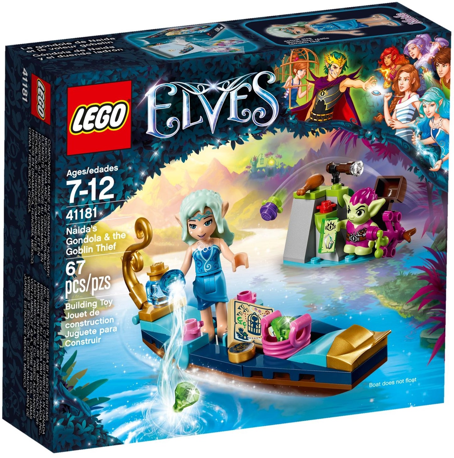 LEGO Elves 41181 Naida's Gondola & the Goblin Thief