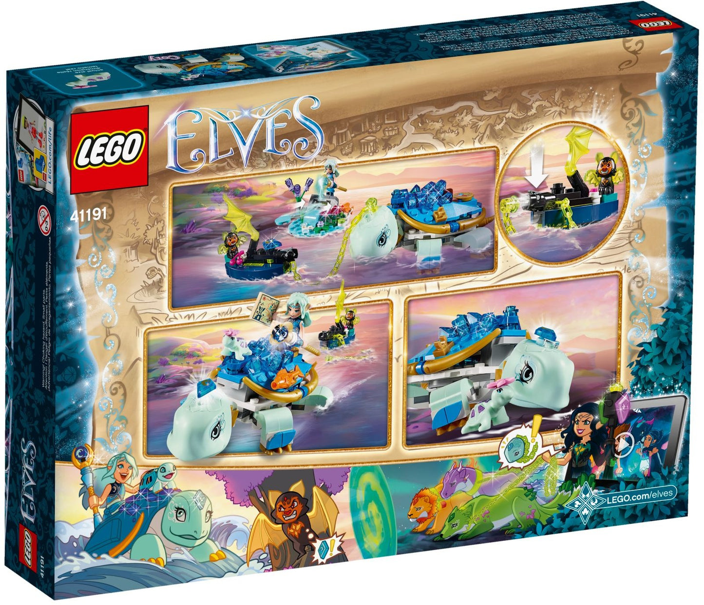 LEGO Elves 41191 Naida & the Water Turtle Ambush