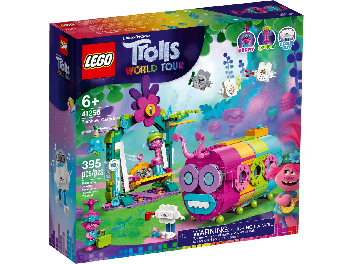 LEGO Trolls World Tour 41256 Rainbow Caterbus