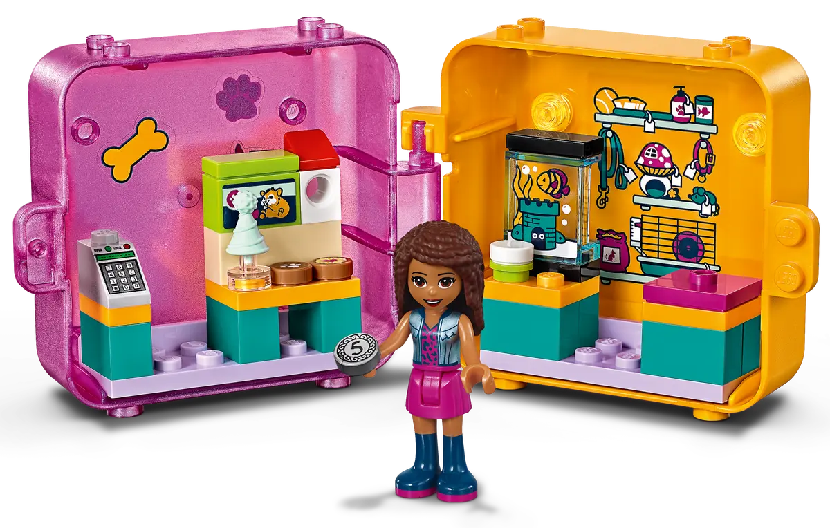 LEGO Friends 41405 Andrea's Shopping Play Cube