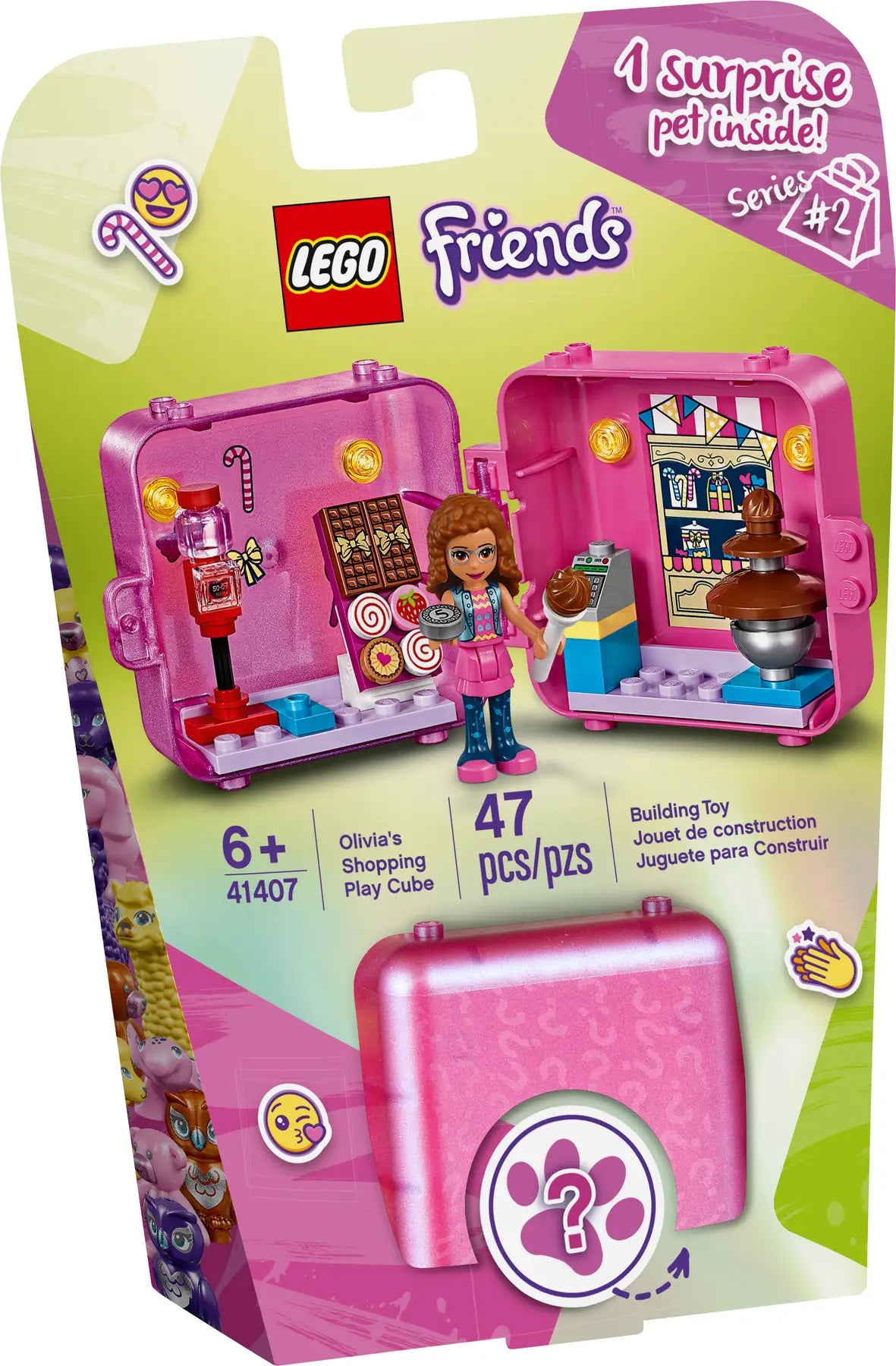 LEGO Friends 41407 Olivia's Shopping Play Cube