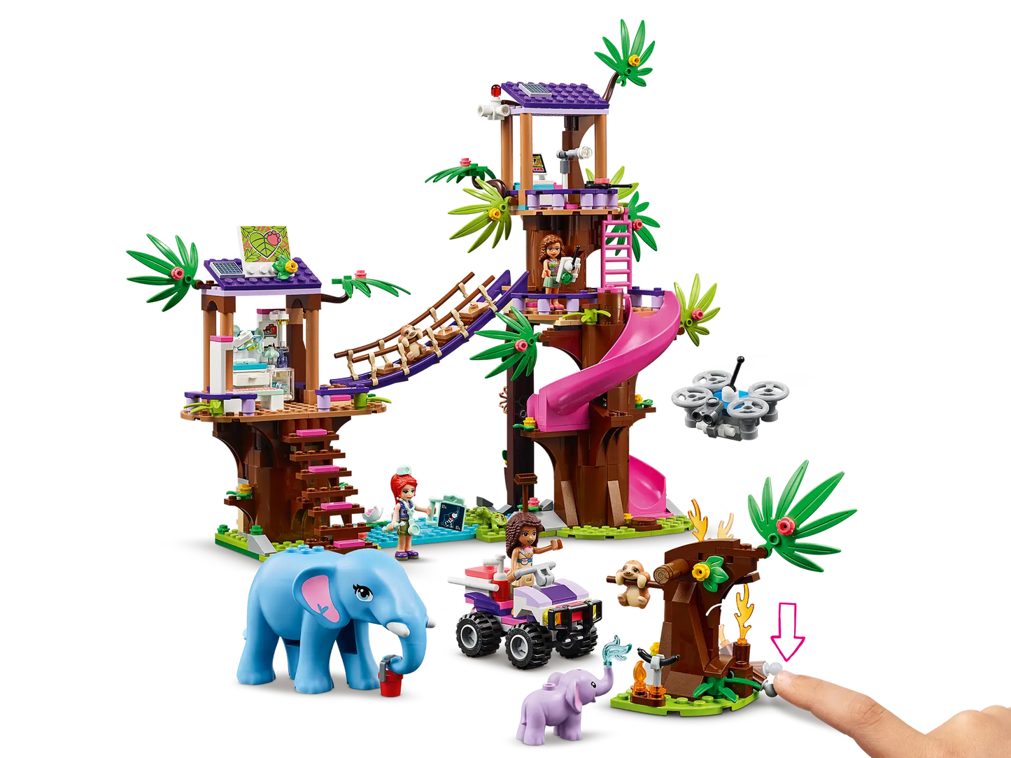 LEGO Friends 41424 Jungle Rescue Base