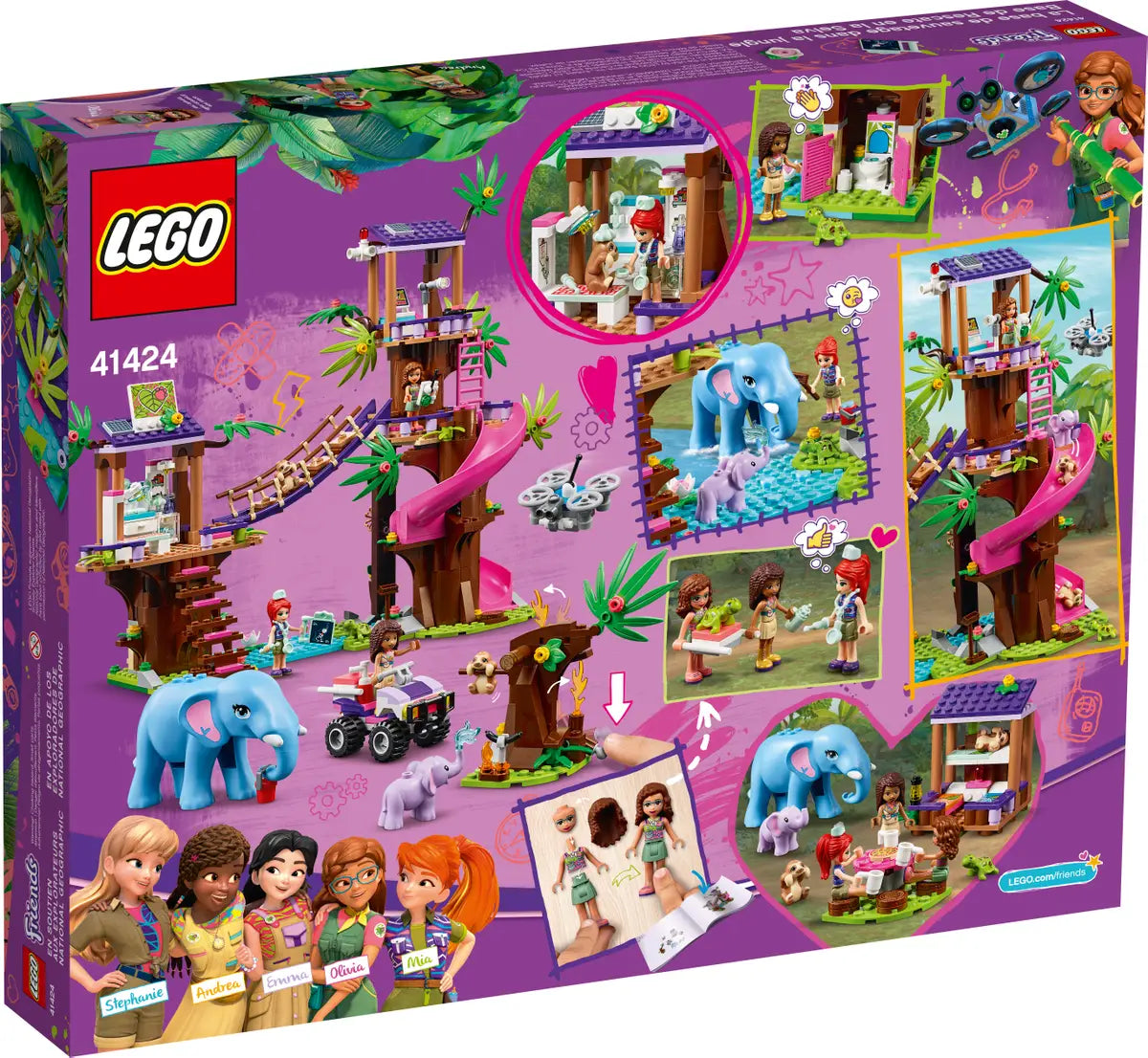 LEGO Friends 41424 Jungle Rescue Base