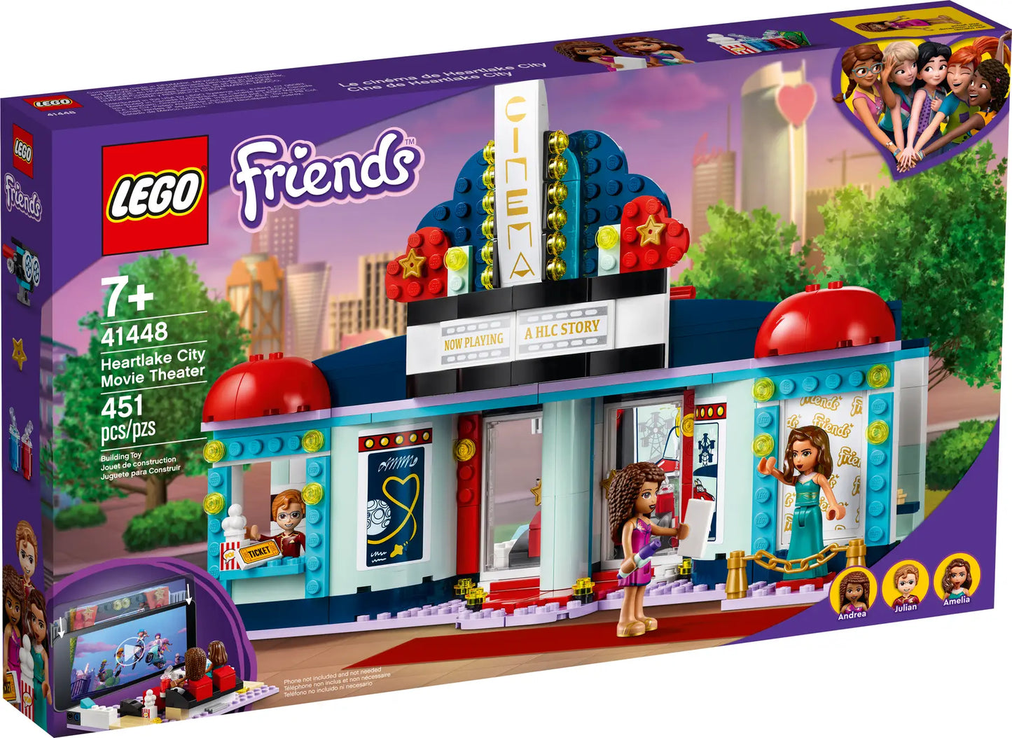 LEGO Friends 41448 Heartlake City Movie Theater