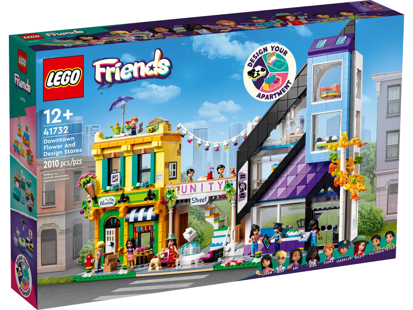 LEGO Friends 41732 Downtown Flower and Design Stores